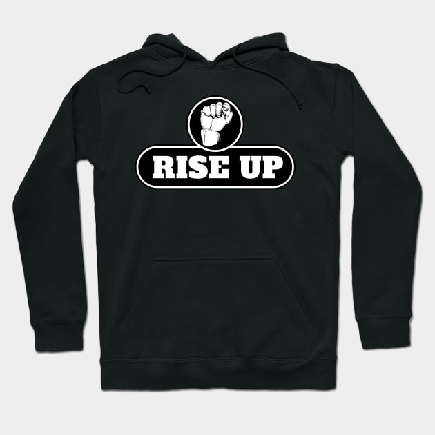 Rise Up Hoodie by Graphico